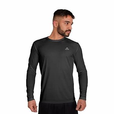 Imagem de Camisa Dry Basic LS Muvin – Manga Longa – Masculina – Proteção Solar UV50 – Camiseta Para Academia – Treino Funcional – Pilates – Yoga – Corrida – Ginástica – Fitness – Caminhada – Secagem Rápida