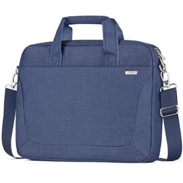 Imagem de BAFFINA Bolsa de ombro para laptop de 15,6 cm, presentes de negócios de 40,6 cm, para homens e mulheres, pasta para laptop de 14 polegadas, 38,1 cm, 16 polegadas, Macbook/Notebook HP Dell Asus, bolsa