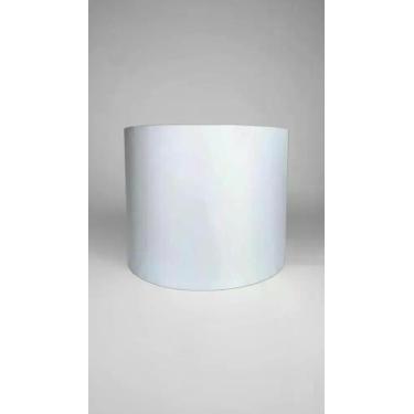 Imagem de Cúpula para Abajur Cilindro 25cm x 20cm Branco - Congratulations Store