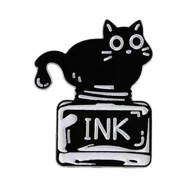 Imagem de Pins De Esmalte, Broches E Distintivos De Lapela Com Temas De Gato Fan
