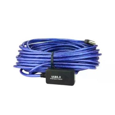 Imagem de Cabo Novo USB 2.0 Extensor 5 Metros, Amplificado Macho Femea