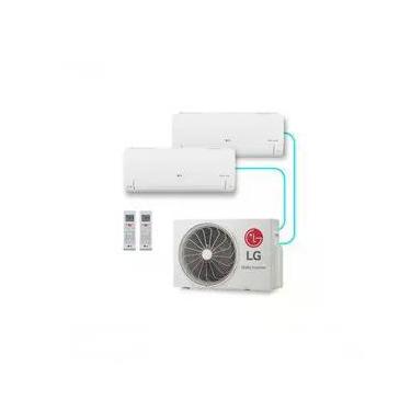 Imagem de Ar Condicionado LG Dual Inverter Voice + AI Bi-Split Frio (Evaporadoras 9.000 + 9.000 BTU) 220V