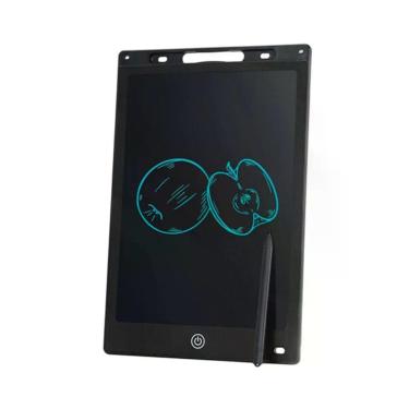 Imagem de Tablet Lousa Mágica Eletrônica 12" Pintura Anotações Sem Papel Desenhos Criativos Preto