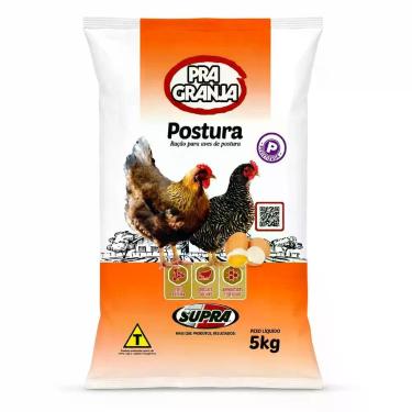 Imagem de SUPRA POSTURA PELETIZADA 5KG  Ração Completa para Galinhas Poedeiras c