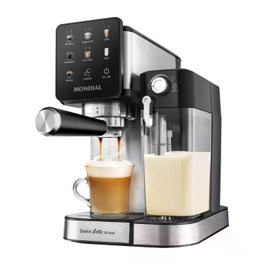 Imagem de Cafeteira Espresso Automática Elétrica Mondial CCL-01 Plástico 25 Xícaras Preto-inox