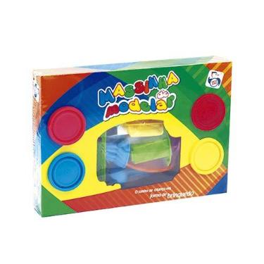 Imagem de Pica-Pau Brinquedos Massa de Modelar Massinha Sorveteria, Multicor