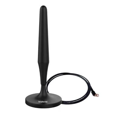 Imagem de Antena Interna Digital HDTV UHF Brasforma SHD-500 com Recepção de Sinal UHF e Cabo 3 Metros F 90 graus