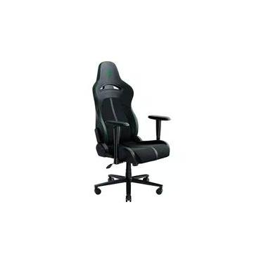 Imagem de Cadeira Gamer Razer Enki X, Até 136Kg, Reclinável, Almofada, Cilindro de Gás Classe 4, Couro Sintético, Preta e Verde - RZ38-03880700-R3U1