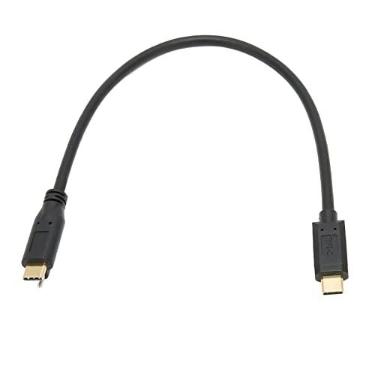 Imagem de Cabo C-C, cabo USB3.1 de material durável para telefones portáteis para carregadores