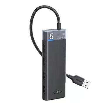 Imagem de Hub Adaptador Ugreen 4x Portas Usb A 3,2 Gen1 20cm Preto