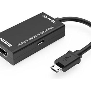 Imagem de Cabo Adaptador Micro Usb V8 Para Hdmi Mhl 2.0 Para Celular