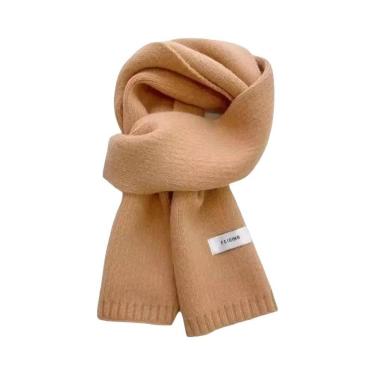 Imagem de Cachecol Feminino De Inverno Em Cashmere, Xale Grosso, Manta Hijab, Le