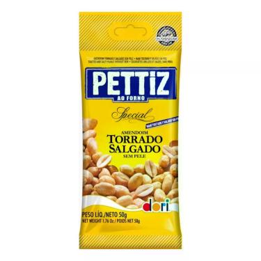Imagem de Amendoim Pettiz Special Torrado e Salgado Sem Pele 50g