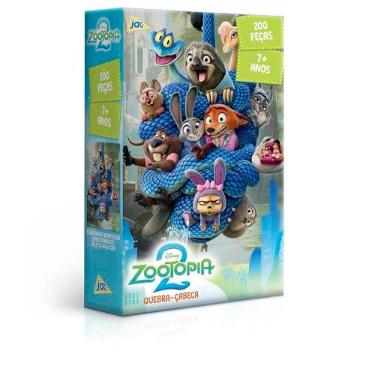 Imagem de Toyster - Zootopia 2 - Quebra-Cabeça 200 Peças - 7 Anos - Disney - JAK
