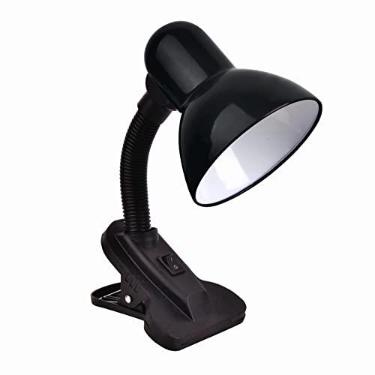 Imagem de Luminária De Mesa Flexível Com Garra Presilha e Luz de Led Bivolt para Sala Trabalho Escritório Abajur