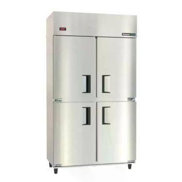 Imagem de Geladeira Comercial Venâncio 4 Portas Eco Compact para Uso Profissional Inox MCECV4P 220V