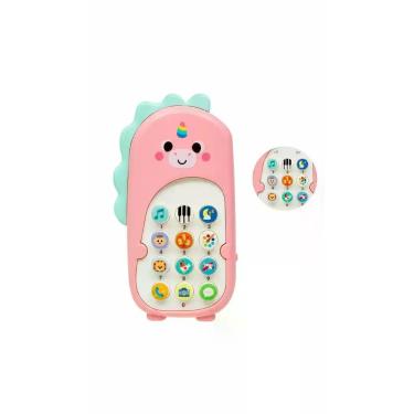 Imagem de Celular De Brinquedo Babyphone Unicórnio Musical - Buba Cor