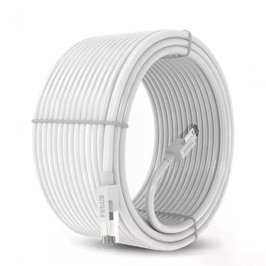 Imagem de Cabo de Rede Cat6 Alta Velocidade 10 Gigabit 550MHz 20M Cinza Worldwide