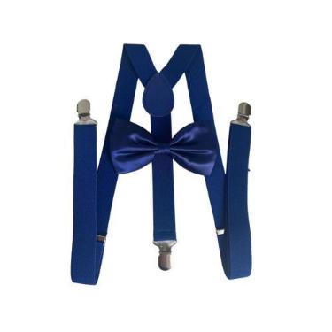Imagem de 9 Kits Suspensório + Gravata Borboleta Adulto E Infantil SS:244/247 - 