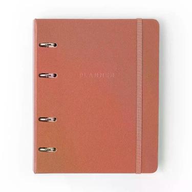 Imagem de Agenda Planner Cicero Argolada 2027 Clássica Semanal Notas A5 Caramelo