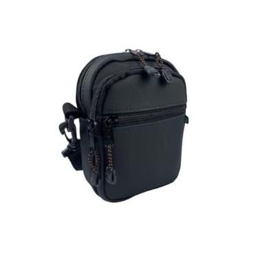 Imagem de Shoulder Bag Mini Bolsa Alça De Ombro Transversal Tiracolo Sintético Preto ART MANIA