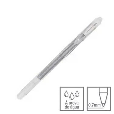 Imagem de Caneta Gel Signo Sparkling com Tinta Gel Exclusiva e Escrita Suave Ponta 1.0 mm 1 Unidade Prata