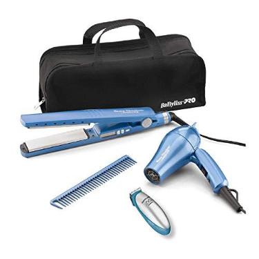 Imagem de Super Kit Nano Titaium Babyliss PRO Prancha Nano Titanium + Mini Secador + Cortador Palm