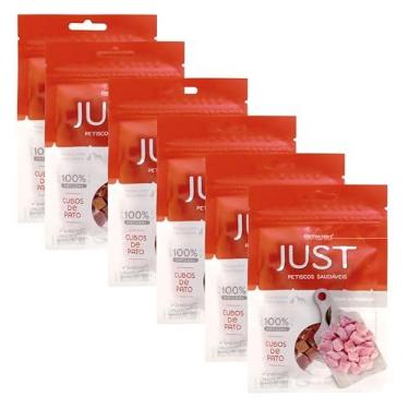 Imagem de JUST Petiscos Saudáveis Pack com 6 Unidades Sabor Cubos de Pato 55G