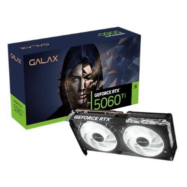 Imagem de Placa de Vídeo GALAX GeForce RTX 5060 Ti 16GB GDDR7 128-bit Black 1-Click OC – Alto Desempenho para Games e Criação, Ray Tracing, DLSS, PCIe 4.0