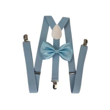 Imagem de 5 Kits Suspensório + Gravata Borboleta Adulto E Infantil K:244/247 - S