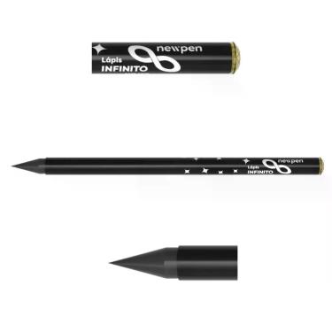Imagem de Lápis Infinito HB2 Black Edição Diamante Amarelo Newpen