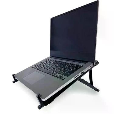 Imagem de Suporte para Notebook Regulável ABS Preto - Reliza