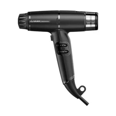 Imagem de Secador de cabelo profissional gama iq lite max black 1650w preto 127v
