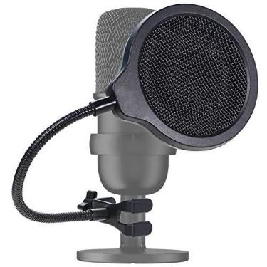 Imagem de Filtro Pop HyperX SoloCast para microfone – Tela pop profissional de 10 cm, 3 camadas, compatível com microfone HyperX SoloCast da YOUSHARES