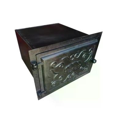 Imagem de Forno Frente Alumínio Fundido 3mm Grande Fechado 50x47x33cm - Brassol