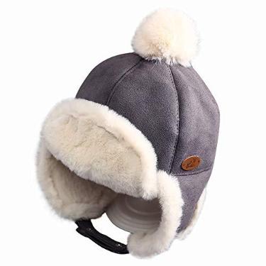 Imagem de IIG Boné infantil unissex Ushanka Earflap Winter Trooper, Multicolorida03, One Size
