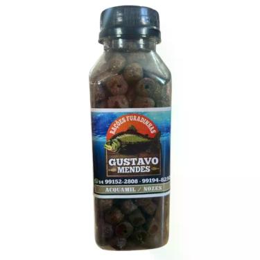 Imagem de Ração furadinha gustavo mendes (acquamil) sabor:nozes