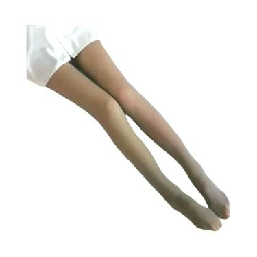 Imagem de Meia-calça Térmica Grossa de Cintura Alta - Quente, Sexy e Translúcida