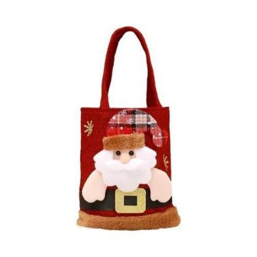 Imagem de Bolsas De Presente De Natal Para Crianças, Sacolas De Doces Em Forma D