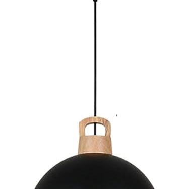 Imagem de Lustre para sala de jantar - Luminárias pendentes de LED estilo industrial - Lustres de abajur Lustre de cabeça única para sala de jantar, decoração moderna