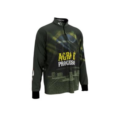 Imagem de Camiseta de Pesca Proteção Solar Faca na Rede Combat S - Agro é Progre