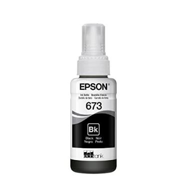 Imagem de EPSON Garrafa de Tinta Original Epson EcoTank T673 Preto - T673120, Pequena