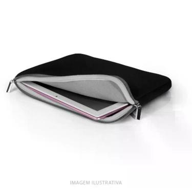 Imagem de Case Neoprene Para Notebook Até 15,6 Polegadas Preto E...