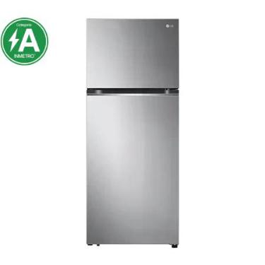 Imagem de Geladeira LG Frost Free Inverter 395L Duplex Cor Inox Look (GN-B392PLM) - GN-B392PLMB