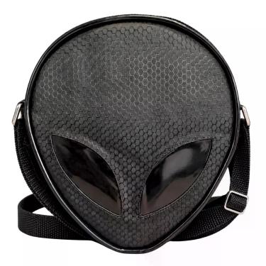 Imagem de Bolsa ET Alienígena Transversal Unissex com Alça Regulável - - Dokkan,