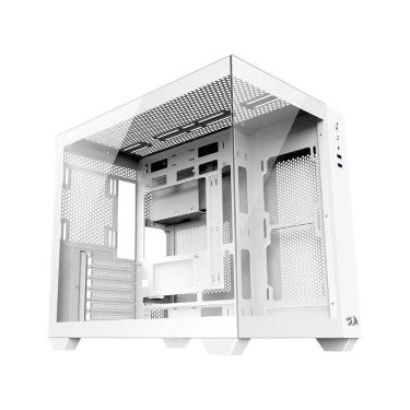 Imagem de Gabinete Gamer Redragon Wideload Lite, Mid Tower, ATX e M-ATX, Branco 