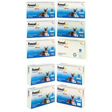 Imagem de Fenzol Pet Vermífugo 500mg 1 Cx C/ 6 Comp - Agener- 6 Caixas - Congrat