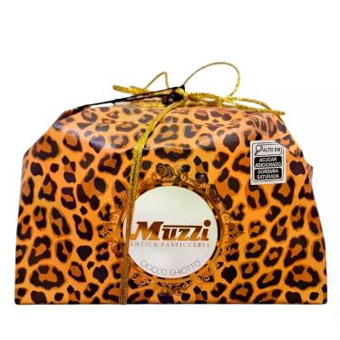 Imagem de Panettone Gotas de Chocolate Amargo 70% Muzzi - 1kg