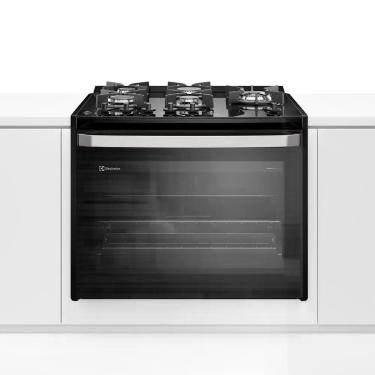 Imagem de Fogão de Embutir Electrolux 5 bocas Preto Experience Mesa Vidro, Grill