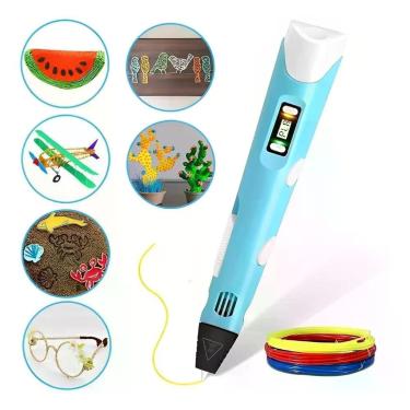 Imagem de Caneta 3D Portátil Com Cabo Usb Para Carregamento - Canetas E Cia